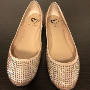 Steve Madden Blush Sparkly Flats